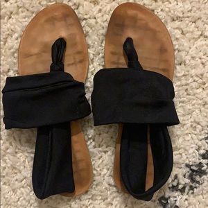 Black sandals